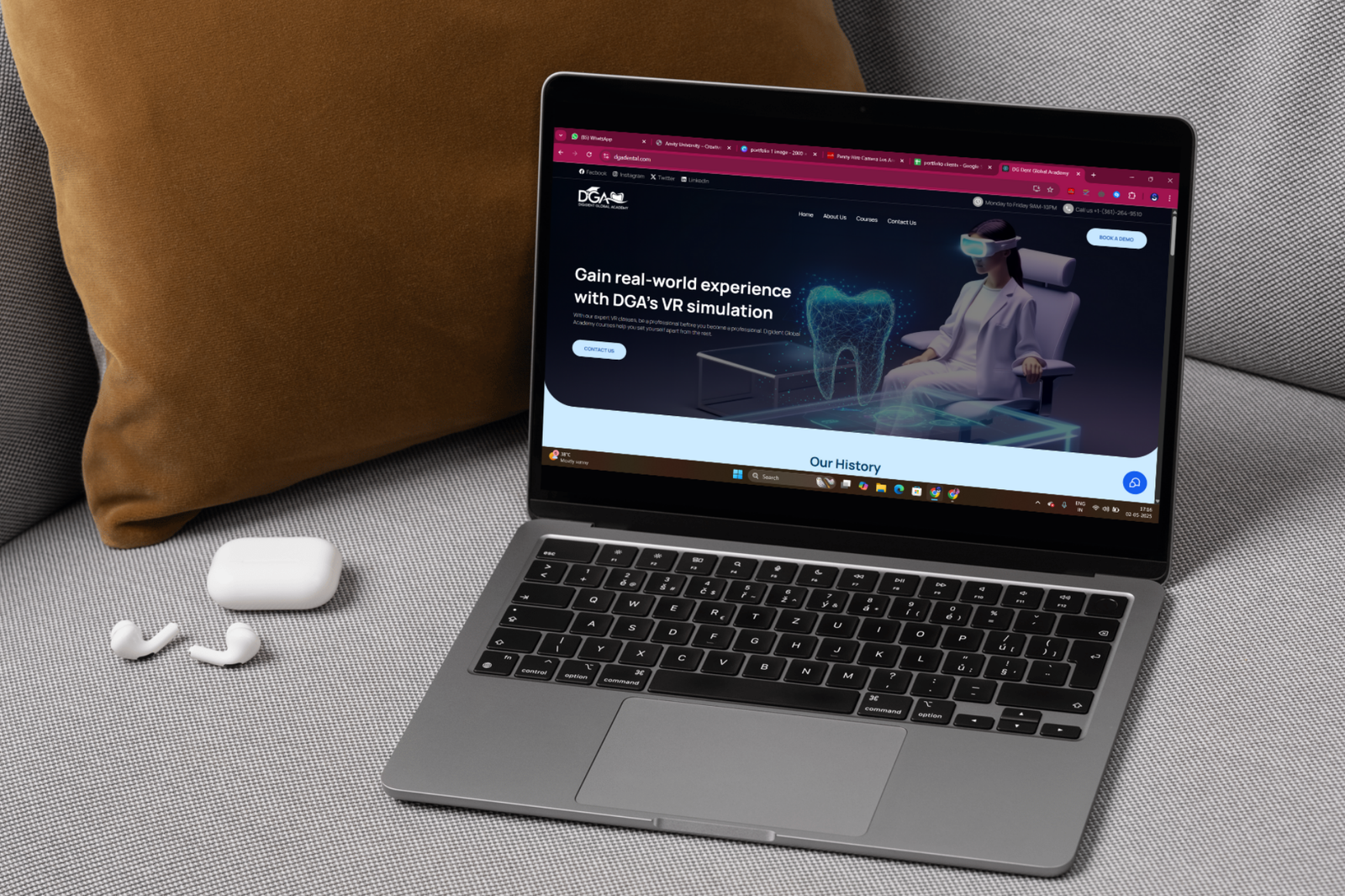 dga dental portfolio banner