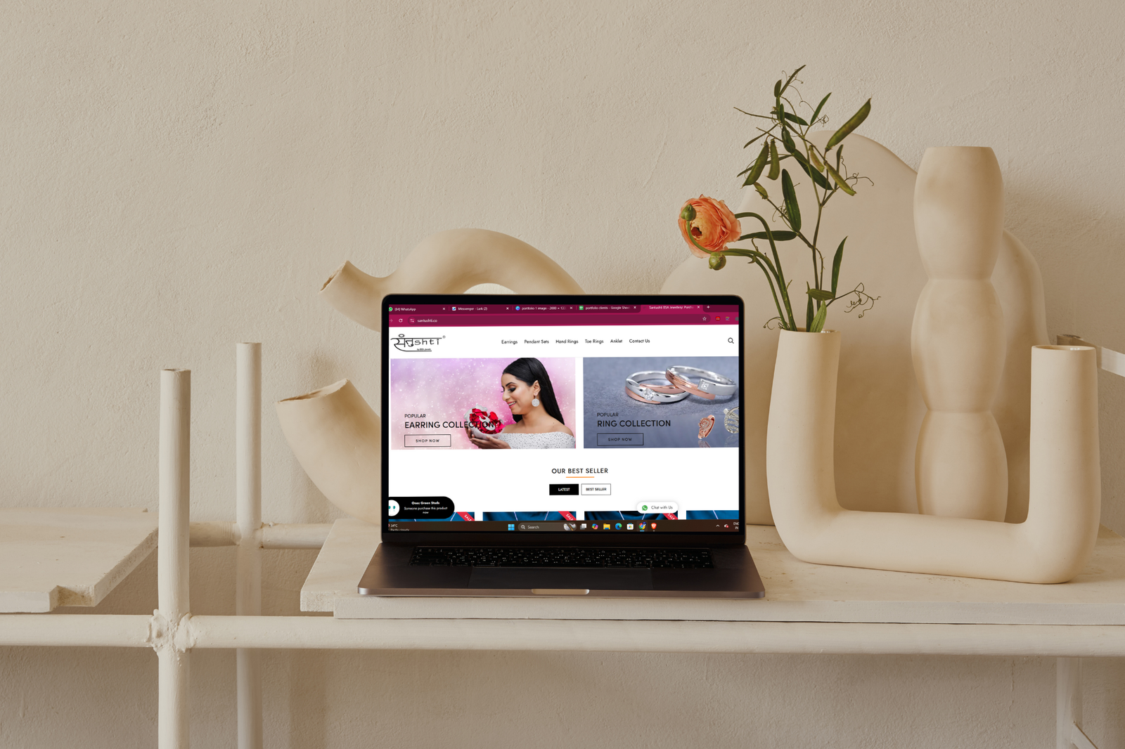 Santushti portfolio banner image