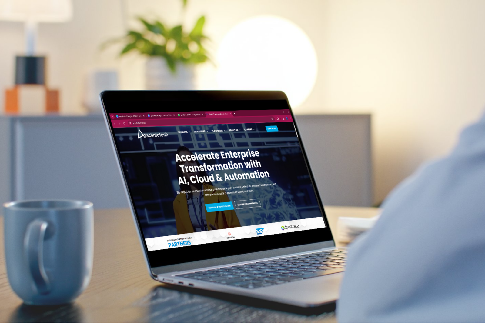 aci infotech portfolio banner